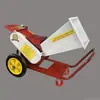 Picadora de Césped Portátil, Trituradora, Trituradora de Ramas, Máquina Pequeña para el Hogar para Huertos, Aves de Corral y Ganadería