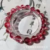 Pulsera Ins Estilo Étnico Mejor Amigo 10MM Más Vendida Hielo Agrietado Flor Estallada Cuentas Vidrio Cielo Estrellado Azul Marino Estilo Coreano