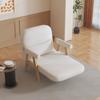 Novo Sofá-Cama de Madeira, Dobrável e de Dupla Utilização para Dormir, Adequado para Salas de Estar Pequenas, Tecido Estilo Moderno