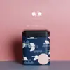 Tetera Caja de Hierro Olla Cuadrada Pequeña Paquete de Uno o Dos Té Blanco de Anji Té Verde Té Negro Té Aromático Tetera Cuadrada Pequeña Universal Estampada