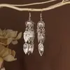 Pendientes de Pavo Real para Minorías Étnicas, Regalos Retro de Plata Miao Estilo Étnico, Accesorios de Pendientes Vintage de Imitación Plata