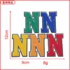 En stock Toalla de Letras de Doble Capa Bordado Parche de Insignia Bordada Pegatina de Tela Accesorios para Ropa Accesorios Suministro Directo de Fábrica