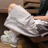 Shorts Deportivos tipo Americano con Cierre de Malla de Secado Rápido para Hombre, Verano Delgado, Transpirables, Sueltos Rectos Casuales tipo Bermuda, Modernos
