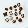 Rinestones para Uñas Dongzhou Rinestones Melard con Base Puntiaguda Accesorios para Joyería DIY Rinestones Irregulares Amarillo Ahumado Populares Otoño e Invierno Decoraciones para Uñas