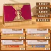 Calendário de Borlas Estilo Chinês Ano do Carneiro 2027 Personalização Logo Corporativo Ornamento de Mesa de Alto Valor Calendário Mensal Criativo