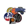 Logotipo de Equipo de Baloncesto Bordado Pegatinas de Tela para Ropa, Zapatos y Sombreros Insignia Bordada Parche Pegatinas Logotipo de Equipo Insignia Logotipo Pegatinas Bordadas