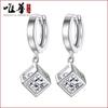 Sonido de sacudida aretes lindos mujeres versión coreana cubo de Rubik ventana de amor azúcar aretes de moda aretes aretes joyería al por mayor