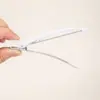 Palha de Trigo Platina Ferramentas de Salão Presilhas de Cabeleireiro Presilhas Bico de Pato para Alisamento e Coloração de Cabelo Presilhas Sem Marcação Franja Reta Penteados