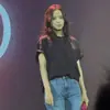 2025 Jisoo Turnê Asiática Concert Lightsloveaction Periféricos Jisoo Mesmo Estilo Roupas Camiseta de Manga Curta