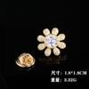 Serie de Nuevos Productos de Aguja de Calibrador Estilo Coreano Moda Elegante Combinación Perfecta Circonio Flor de Pin de Solapa Pequeña Forma de Mariposa Accesorios de Ramillete