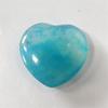 Pingente de pedra do amor em forma de coração de cristal natural de 20 mm, artesanato com gemas de pêssego em forma de coração, atacado de coração de pêssego não poroso