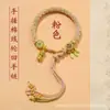 Pulsera de Hilo Rojo del Año del Serpiente 2026 para Hombres y Mujeres Parejas, Hilo Lucky de Cinco Colores, Hilo Rojo para la Buena Suerte, Pulsera del Festival del Bote del Dragón
