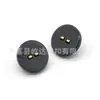 Botão de Resina com Padrão Misto Perolado Plano 13mm Combinação Metal Botão de Costura Manual Duas Cores Camisa Cardigã Botão Decorativo