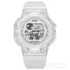 Reloj Deportivo Electrónico Blanco Glaciar para Mujer, Fiesta Estudiantil, Chica de Secundaria, Ins Unicornio