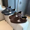 Aumento de 3 cm Zapatos de Otoño para Mujer de Cuero Genuino Retro 2026 Nuevo Estilo Estrella Suela Gruesa Zapatos de Entrenamiento Alemanes Zapatos Deportivos Casuales Versátiles