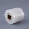 Película elástica de PE de núcleo pequeño personalizada, alta transparencia, apilamiento estable, muebles, electrodomésticos, impermeable, a prueba de polvo, película de PE de alta resistencia a la tracción