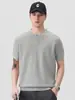 Ropa para Hombre Fengshe / Camiseta de Manga Corta Estilo Old Money para Hombre Verano 2026 Nueva Camisa de Punto de Media Manga Retro Japonés