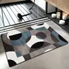 Tapete de piso de tierra de diatomeas con línea ondulada color crema para baño, absorbente de agua, secado rápido, antideslizante, resistente a la suciedad, felpudo para la entrada del baño