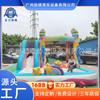 Direto da fábrica de comércio exterior PVC inflável cama saltitante castelo inflável slide diversões inflável slide home