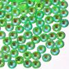 Cristal de Vidro Luminoso Fluorescente para Nail Art com Fundo Plano Diamante Strass Redondo Adesivo Colorido Diamante DIY Acessórios para Joias Feitas à Mão