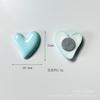 Pegatinas magnéticas fijas para refrigerador con mensaje de amor, galvanizadas en acrílico, edición en blanco y negro