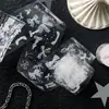 Fita Adesiva Série Branca Nebulosa ZABC - Fita Decorativa, Estética e Fofa