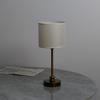 Lámpara de Mesa Popular Transfronteriza con Cubierta de Tela Dormitorio Pasillo Tela Escandinava Lámpara de Atmósfera con Carga LED Creativa Luz Nocturna de Mesita de Noche