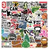 ColecciónJuego completo de pegatinas de citas inspiradoras transfronterizas para decoración personalizada DIY de botellas de agua y fundas de teléfono, venta al por mayor