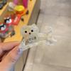 Pinza mediana para el pelo con diseño de gato y ácido acético de estilo coreano, con diseño de dibujos animados de moda para niña dulce, pinza para el pelo con forma de tiburón