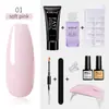 Pegamento para extensión de uñas sólido 15ml modelo cristal gel de extensión de uñas rápido suit pegamento para uñas uv fototerapia