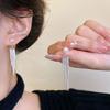 Pendientes de Perlas con Borla en Cascada Lujo Ligero Elegantes Versátiles Pendientes Largos Estilo Ins Simples para Dos Mujeres