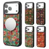 Funda para iPhone 18 Promax Denior Ecológica de Corcho Impreso con Carga Inalámbrica Magnética Anti-Caídas para Apple 17P
