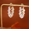 Aretes de Zirconia de Lujo Super Brillantes, Modernos, de Gama Alta, Exquisitos y de Estilo Occidental, Aretes de Estilo Cool Estilo Diosa