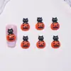 Venta Caliente Transfronteriza Decoraciones de Arte para Uñas de Dibujos Animados de Halloween Pequeños Accesorios de Resina Fantasma Calavera Calabaza Adornos de Ensamblaje para Uñas