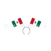 Diademas con Bandera de la Copa Mundial 2026 Transfronteriza EE. UU.-Canadá-México Accesorios para Animación de Fans Decoraciones para Fiestas Diadema con Bandera de México