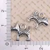 Aleación de Zinc Transfronteriza Plata Antigua Hueco Serie Hueso de Perro Pequeño Colgante Accesorios para Joyería DIY Colgante de Collar