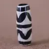 Pulseira de Contas Dzi de Ágata Natural Nove Olhos, Contas Soltas, Três Olhos, Vários Estilos, Acessórios de Pulseira Estilo Étnico Vintage
