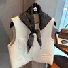 Accesorio de Moda Chic y Elegante Estilo Francés Femenino: Pañuelo para el Sol con Lazo de Lunares, Pañuelo Pequeño de Seda Moderno y Versátil