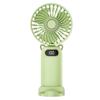 Nuevo Ventilador de Mano Mini Portátil de Escritorio Carga USB Pantalla Digital Inteligente Aire Acondicionado Regalo