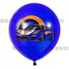 Balões de aniversário com tema de corrida, Decorações de festa com tema de Carros, Balões de látex grossos para meninos