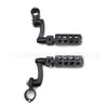 Pedales de Motocicleta, Nuevos Pedales de Aleación de Aluminio, Reposapiés, Protectores, Adecuados para Tubos con un Diámetro de 1-1/4 pulgadas
