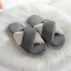 Nuevas zapatillas de algodón abiertas de invierno tipo Mao Mao para mujer, pareja, hogar, antideslizantes, cálidas, zapatillas de casa para hombre, fabricantes, venta al por mayor