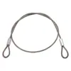 Cable de Acero Inoxidable 304 Manguito de Aluminio Prensado Cable de Acero Recubierto Galvanizado Anillo Corazón de Pollo Terminal Estampado de Doble Extremo Polipasto