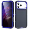 Funda para Teléfono Móvil para Apple 18Pm, Materiales Ecológicos, Accesorio de Teléfono Tres en Uno con Tapón para el Polvo, Adecuado para Fundas de Teléfono iPhone