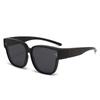 Set de gafas TR90 portátil de un solo lente doble propósito gafas de sol de moda nuevas para exteriores conducción de cerca gafas de sol polarizadas