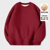 Sudadera de Cuello Redondo de Lana de Cordero para Hombre Invierno Juvenil Engrosada Cálida Color Sólido Sudadera con Capucha Talla Grande Abrigo Holgado