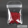 24 Peças de Decorações Acessíveis de Laços Vermelhos para Unhas, Laço de Fita Vermelho de Ano Novo Misturado com Pedras Strass de Resina para Unhas Venda por Atacado