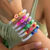 Joyas Transfronterizas Europeas y Americanas Pulsera con Colgante de Flor Mágica Bohemia Trapo Suave Pulsera Elástica CCB Traje