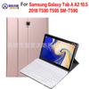 Para Tablet Samsung TAB A2 10.5 Capa Protetora SM-T590 Capa de Couro SM-T595 Capa com Teclado Bluetooth