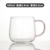 Atacado de fábrica alça vidro Nórdico xícara de café estilo ins Xícara de Leite Xícara barriguda transparente xícara de aveia para café da manhã